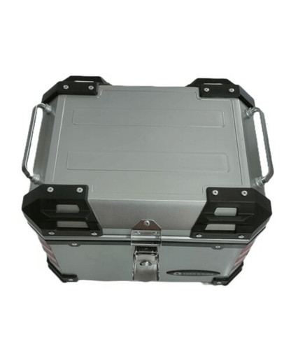 Treknride Motorcycle ABS 45L Top Box - Silver