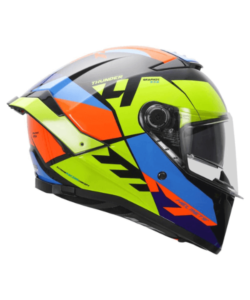 MT Thunder 4 SV EXA C13 Helmet - Gloss Fluorescent Yellow