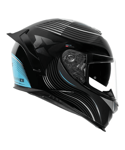 Axxis Eagle SV Lines Helmet - Gloss Blue