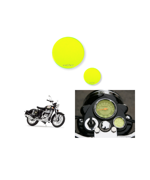 Mototrendz Speedo Protection for RE Classic 350 NG - Neon