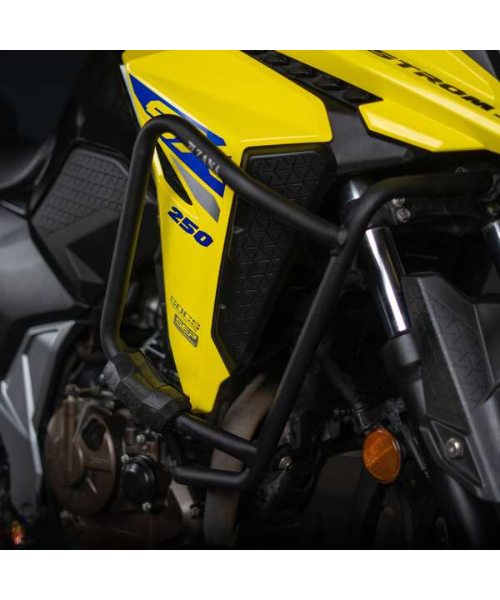 Zana Crash Guard MS With Slider Puck Black For V-Strom 250 - ZI-8224