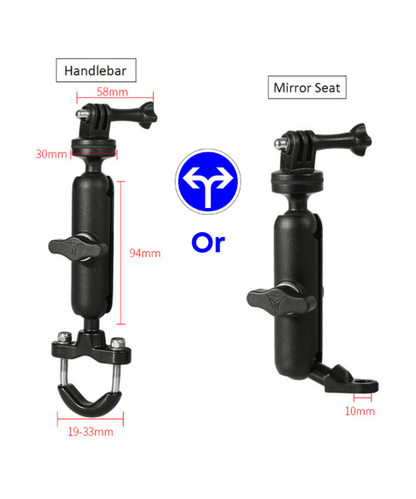 Yellowfin Aluminium Alloy Action Camera Mount Compatible with Gopro - 2 Attachments