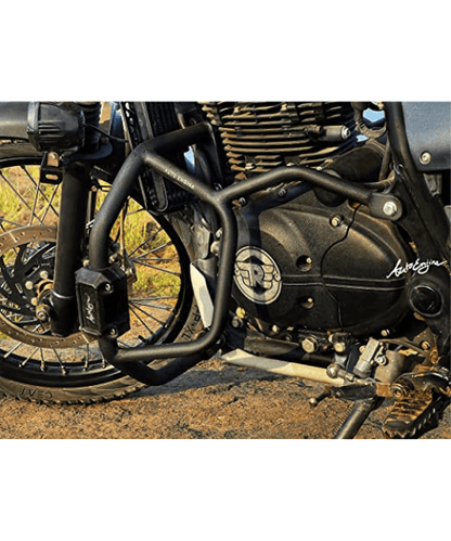 Auto Engina Himalayan Crash/Leg Guard for Royal Enfield Himalayan BS6 2021,BS6,BS4, BS3- Satin Black