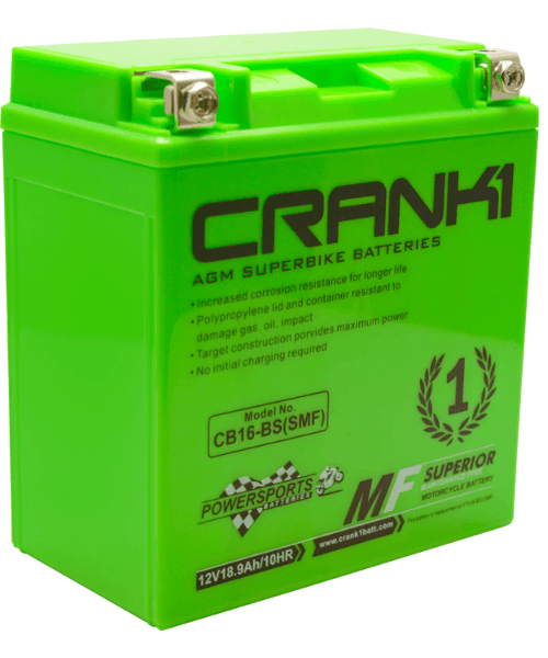 Crank1 Battery - CB16-BS (SMF)