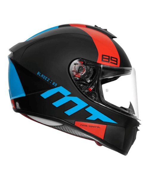 MT Blade 2SV 89 Helmet - Matt Blue