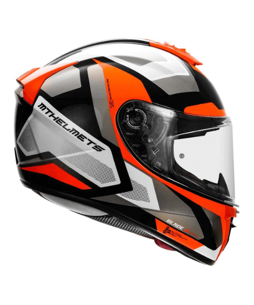 MT Blade 2SV Finishline D5 Helmet - Gloss Red