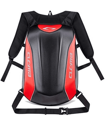 Cucyma 30 Litre Hard Shell Motorcycle Backpack - Red