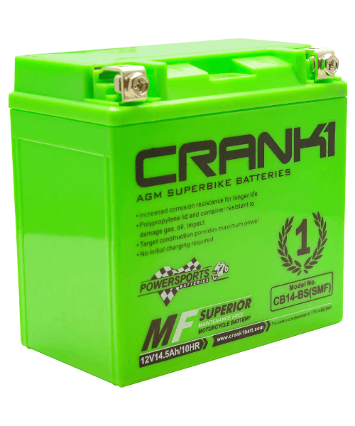 Crank1 Battery For Bmw F800 Gs Adventure-CB14-BS