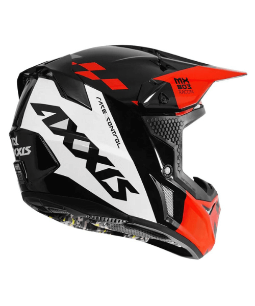 Axxis Wolf Racon Helmet - Gloss Red