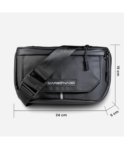 Carbonado Cache Waist Pouch - Classic Black Maglock