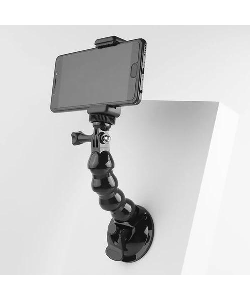 Suction Cup Flex Jaw Mount for Go Pro and Mobile