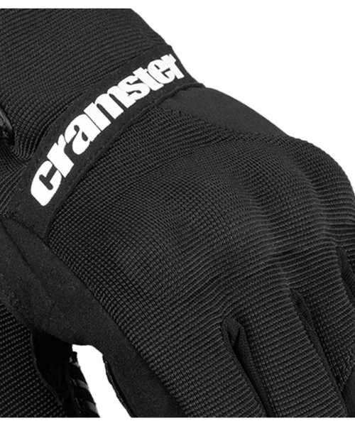 Cramster Flux WP Waterproof Motorcycle Riding Gloves - Black