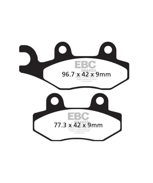 EBC Brake Pads - Double H Sintered Brakes - FA228HH