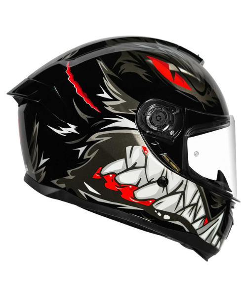 MT Hummer B Lycan Helmet - Gloss Black