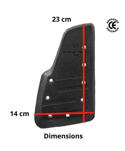 Mototech Safetech Chest Armour Insert - One Pair