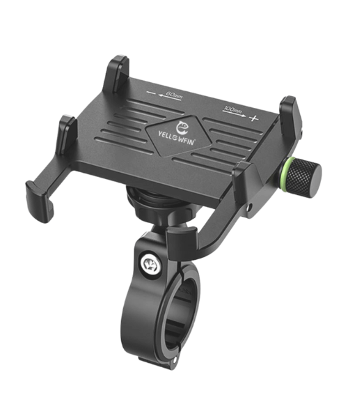 Yellowfin Claw Grip Aluminium Alloy Phone Holder Mount 360 Roatation - M6S-1 Black