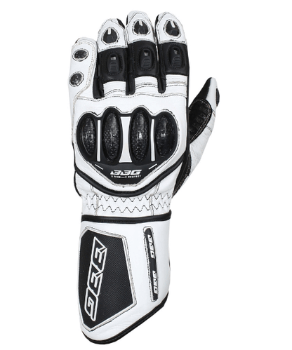 BBG Racer Riding Gloves - White