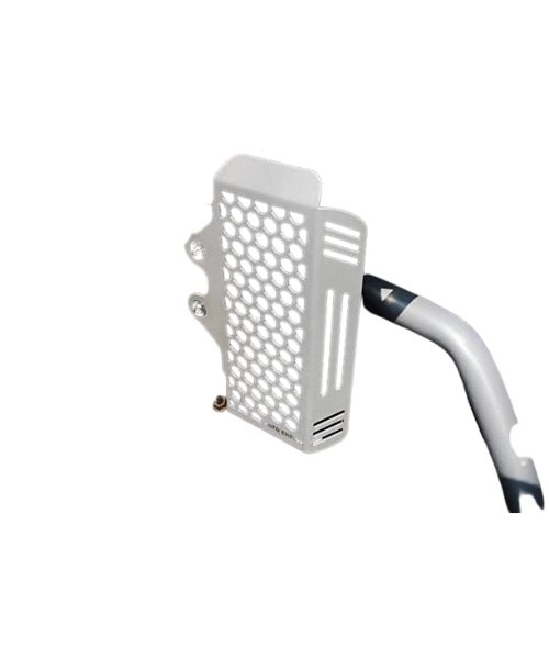 Auto Engina Himalayan Radiator Guard Compatible For Royal Enfield Himalayan BS3,BS4,BS6 & Himalayan Scram 411 Models- Silver