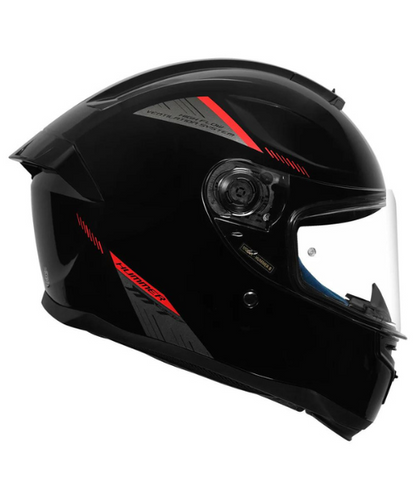 MT Hummer B Solid Helmet - Gloss Black