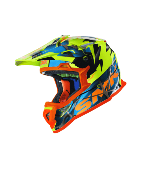 SMK Allterra Fulmine Motorcycle Off Road Helmet GL 457