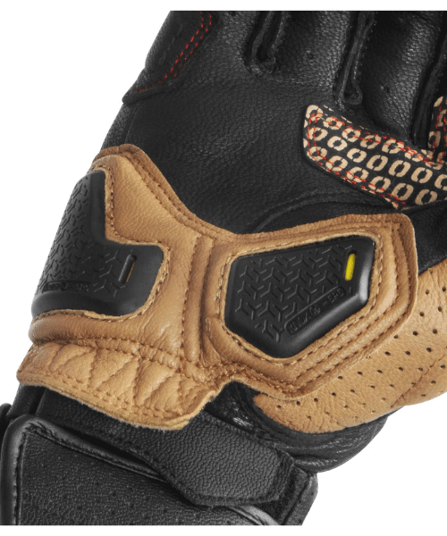 Rynox Storm Evo 3 Riding Gloves - Sand Brown Black