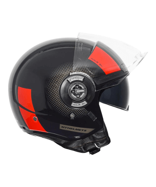 MT Viale Phantom Half Face Helmet - Gloss Red