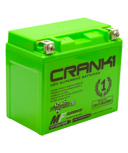 Crank1 Battery For Kawasaki KLE Versys 650-CB12-BS