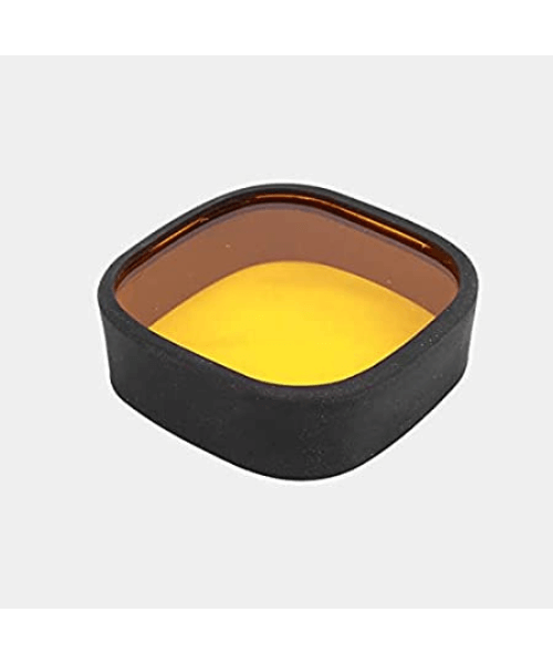 HJG 4 LED Square Fog Lamp Cover - Yellow