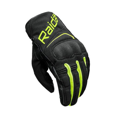 Raida AqDry Waterproof Riding Gloves Green Hi Viz