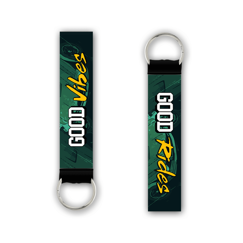 Good Vibes Good Rides Keychain