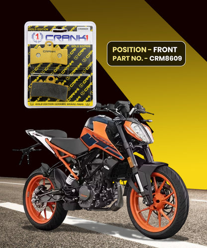 Crank1 Ceramic Brake Pads for KTM RC / DUKE 200