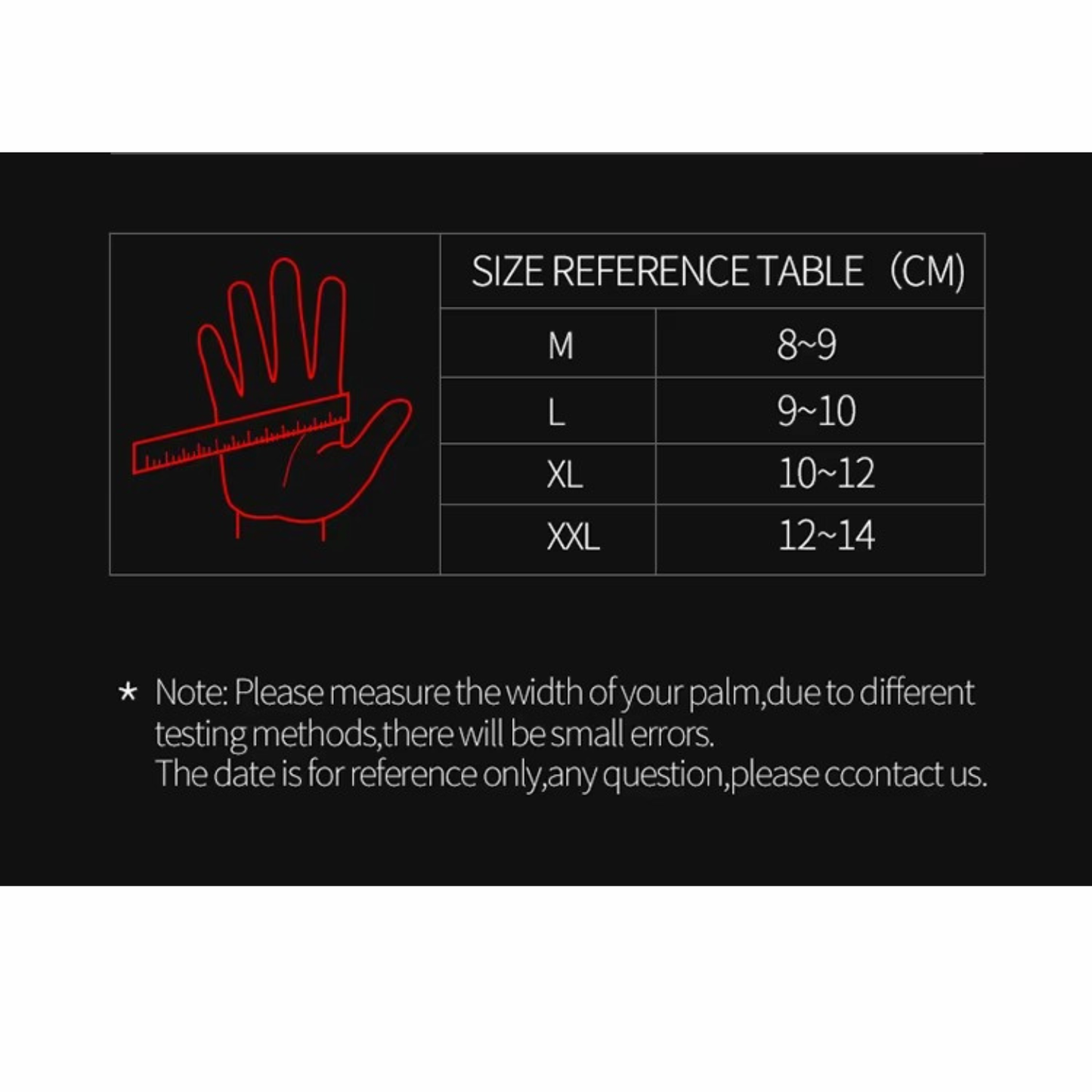 Motowolf Winter Motorcycle Gloves - MDL0318 - Black Red