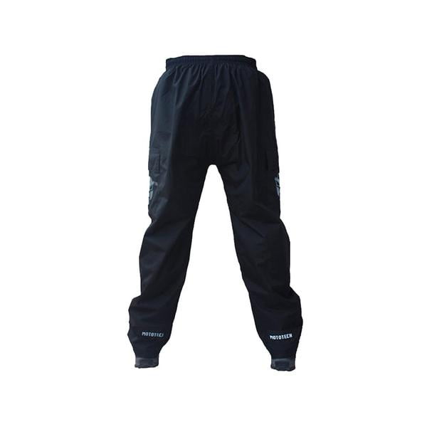 MotoTech Hurricane Rain Overtrousers - Black