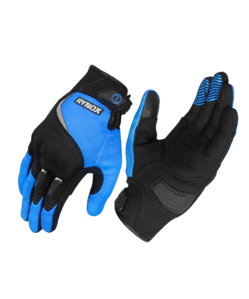 Rynox Helium GT Riding Gloves - Black Blue