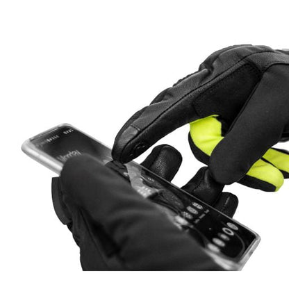 Raida AqDry Waterproof Riding Gloves Green Hi Viz