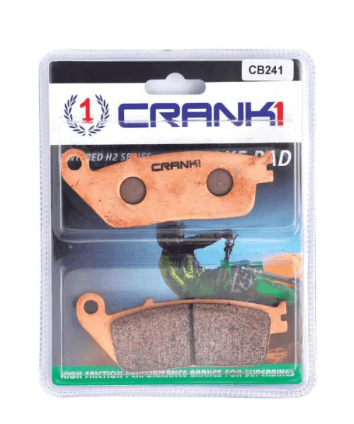 Crank1 Fully Sintered H2 Series Brake Pads for Triumph Bonneville T100 (2017 Onward)