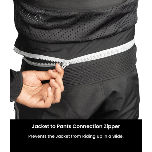 Rynox Delta GT Motorcycle Riding Jacket - Black Grey