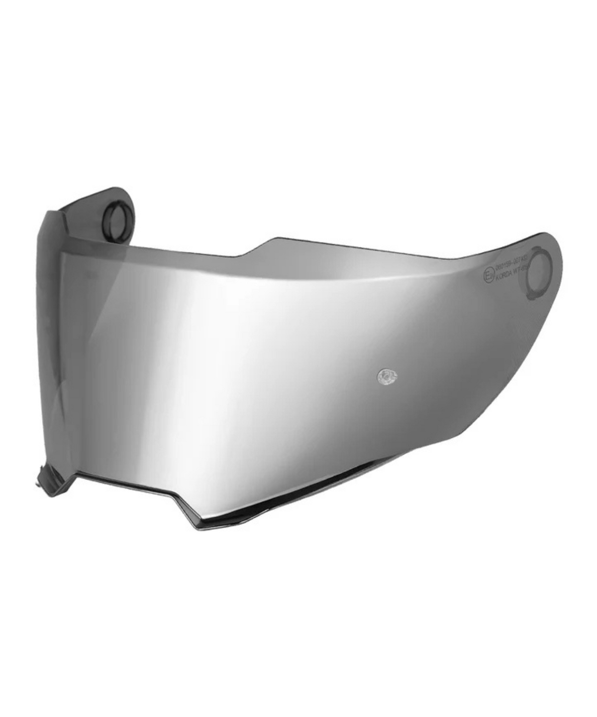 Korda Sonic GP Helmet Visor - Silver Iridium