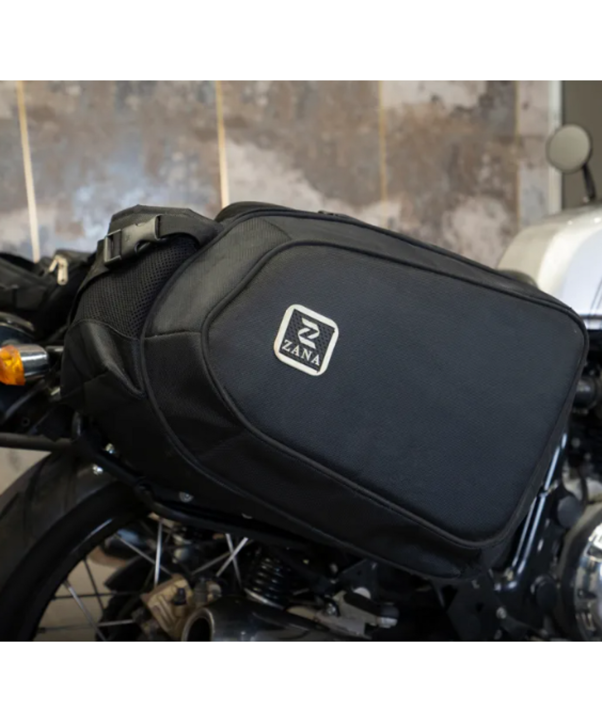 Zana Universal Retro Saddle Bag - Black - ZI-8392 - Zana