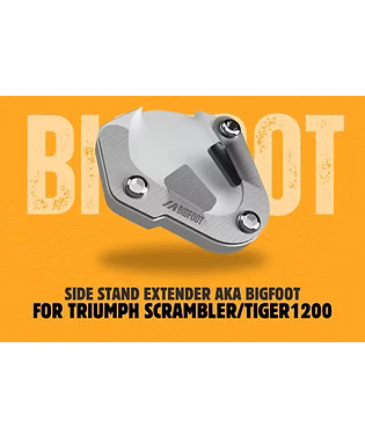 Motoverse Factory Customs Bigfoot Shoe Stand Extender for Triumph Tiger 1200 - MB-TRMP-TIG1200