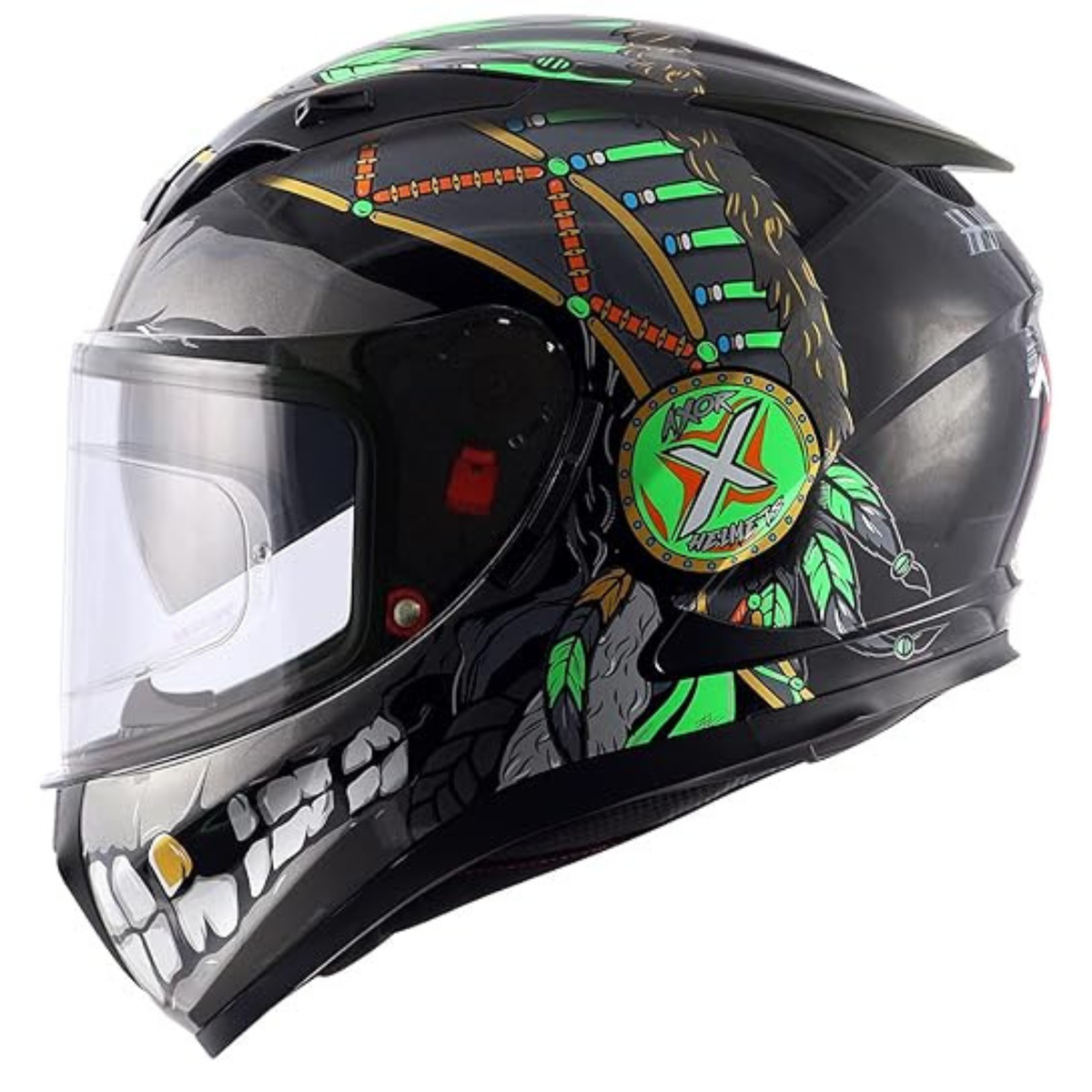 AXOR Street Freedom Helmet Black Green - AXOR