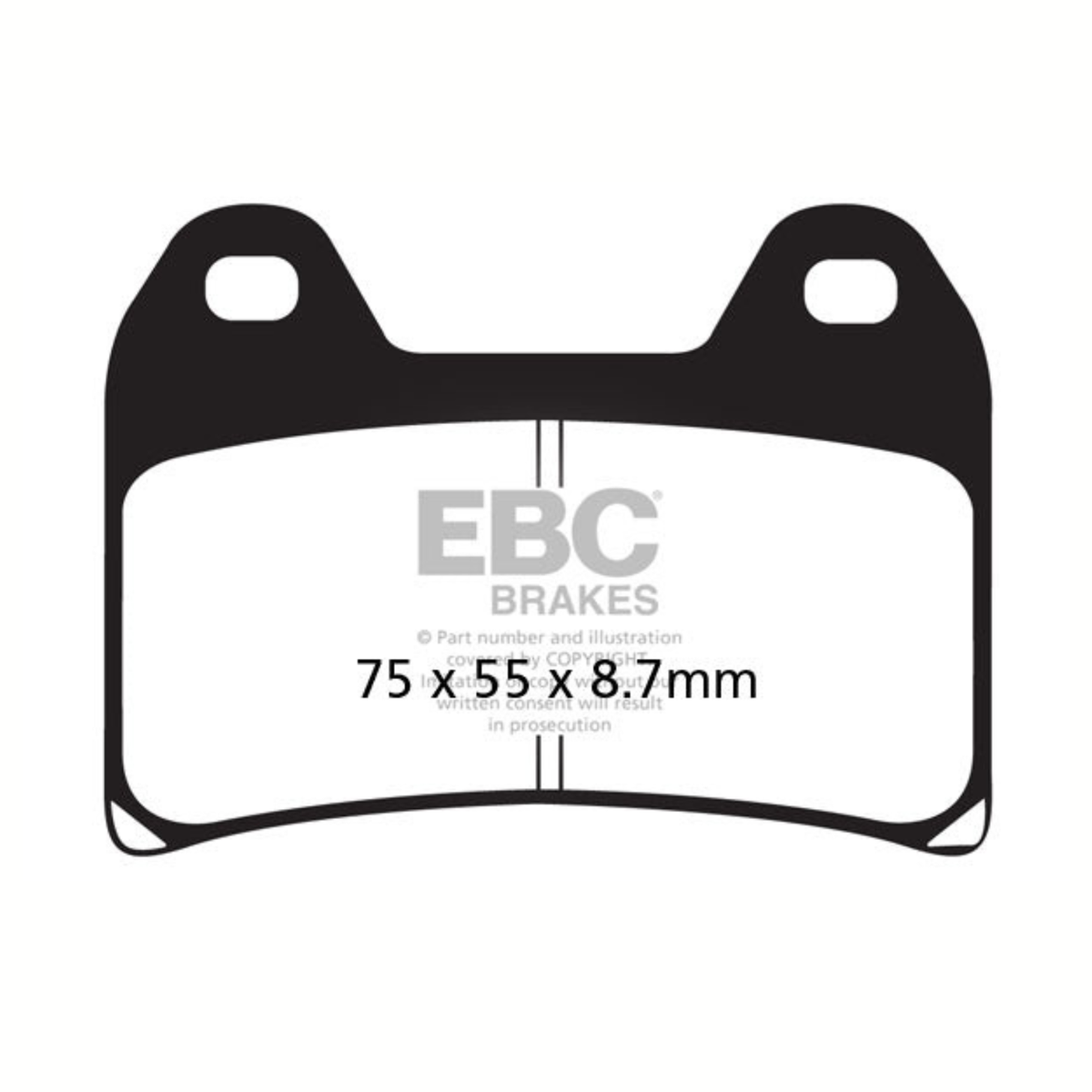 EBC Triumph Speed Twin 900 (2025 Onwards) Fully Sintered Brake Pads