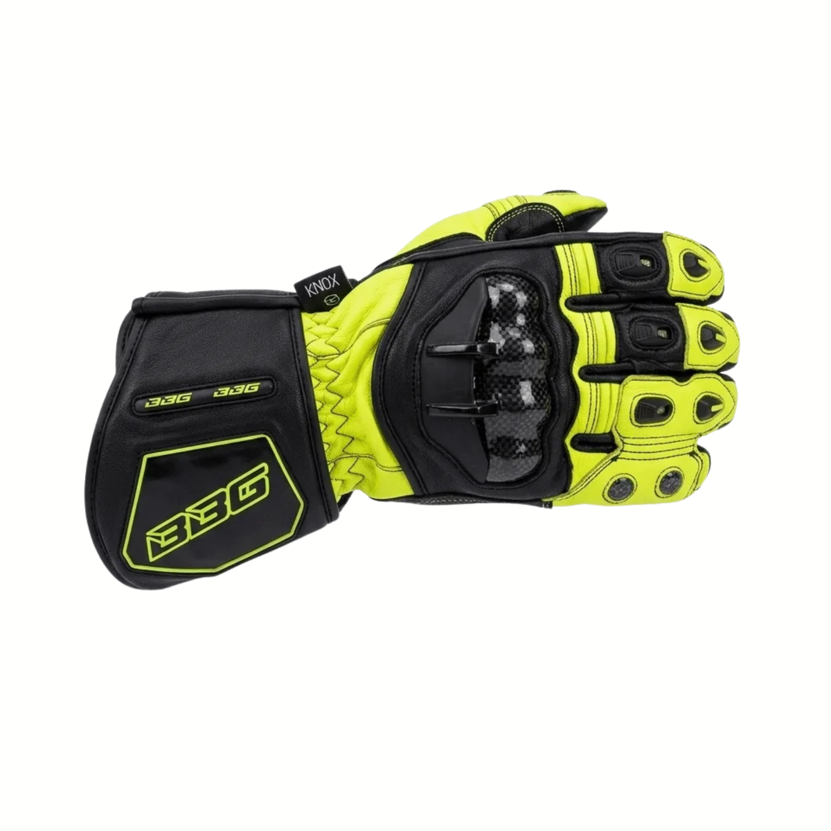 BBG Racepro Riding Gloves - Neon - BBG