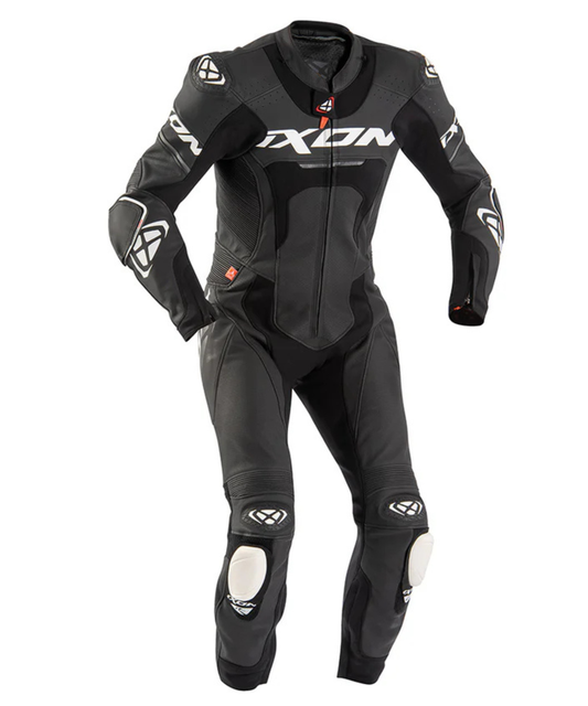 Ixon Jackal Racing Leather Riding Suit - Black