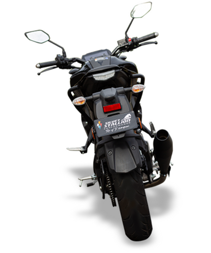 Silver Stallion Yamaha Strom M15 Full System Performace Exhaust - Black Matt