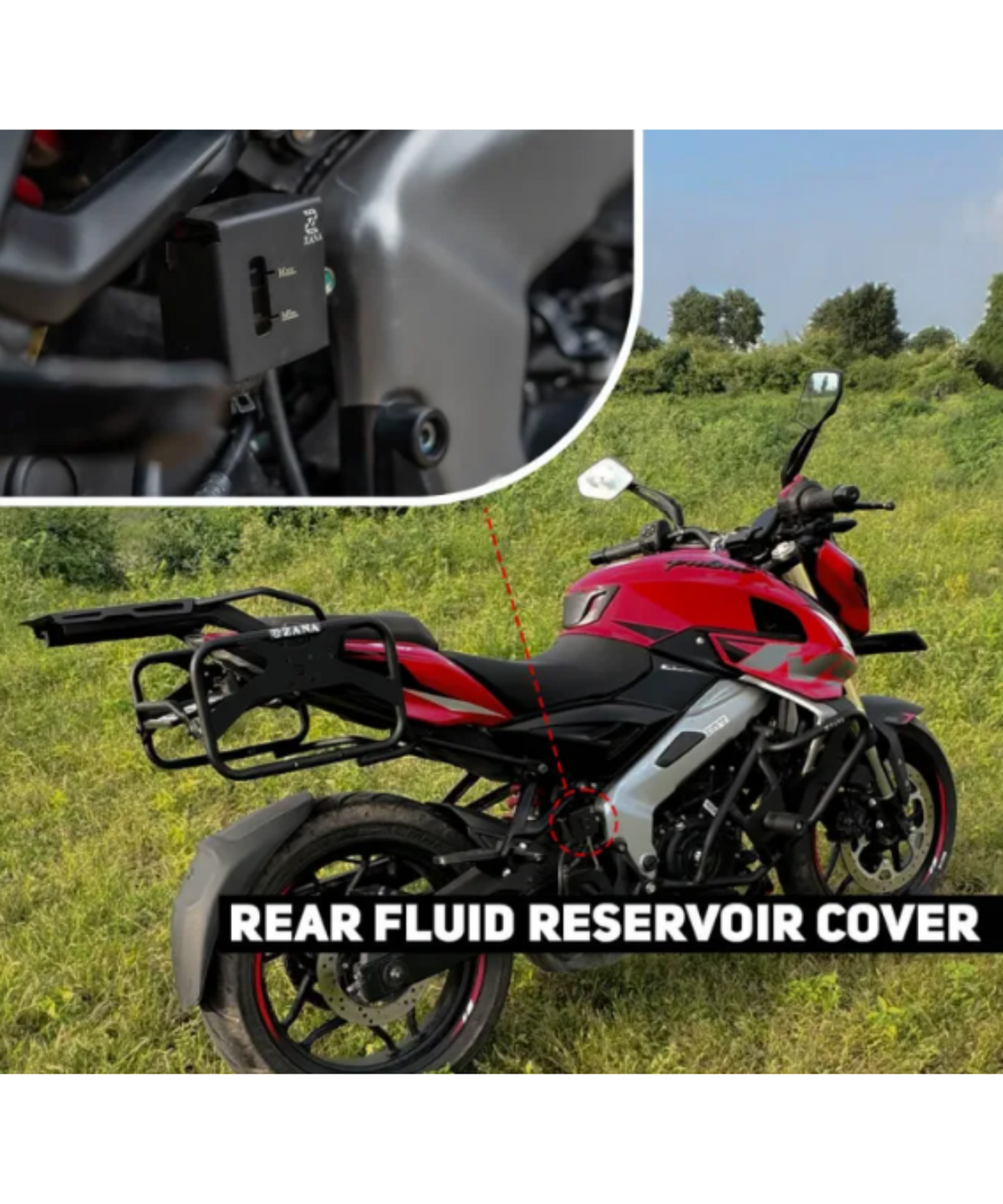 Zana Honda CB 300R / Pulsar NS400Z Rear Fluid Reservoir Cover - ZI-8250 - Zana