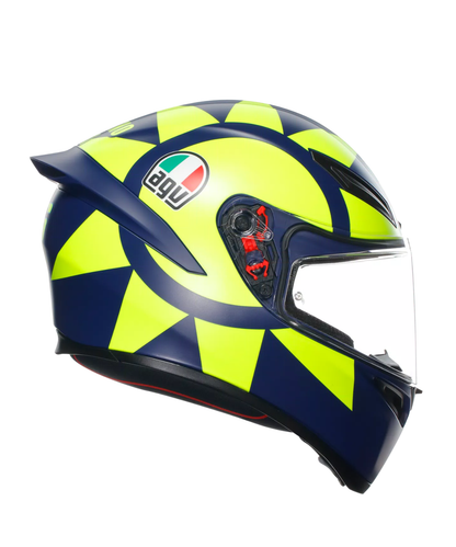 AGV K1S Soleluna 2018 019 Helmet - Gloss Blue Yellow