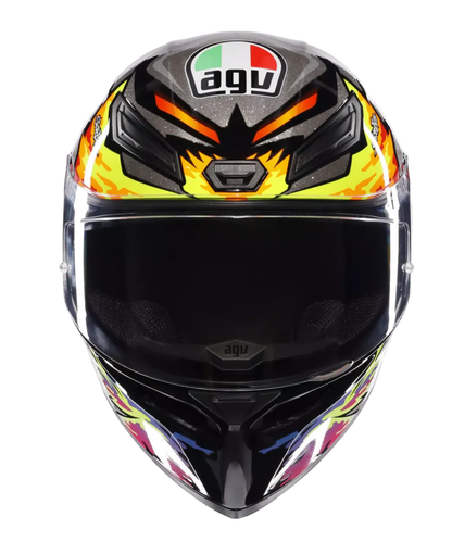 AGV K1 S Bezzecchi 2023 Helmet - Gloss Orange Pink