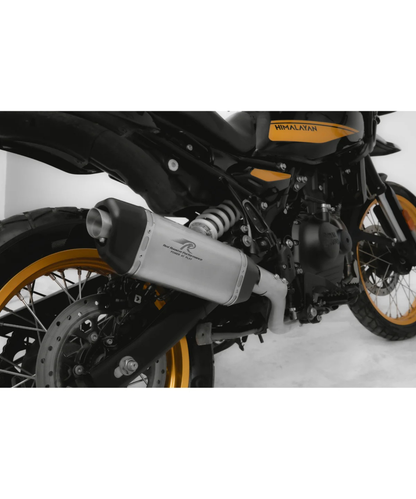 Red Rooster Performance Vertex Pro Exhaust for RE Himalayan 450 - Silver Matte