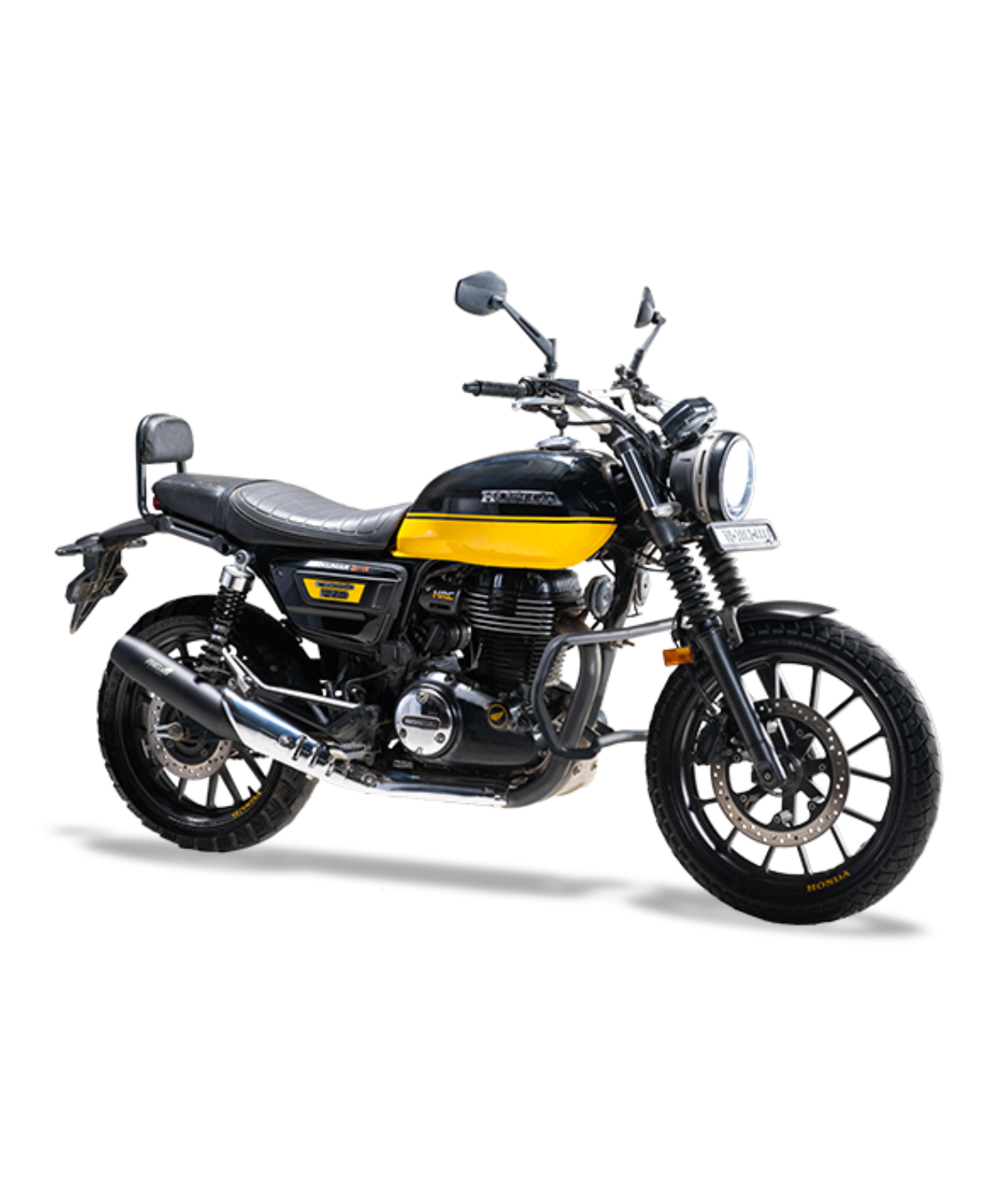 Silver Stallion Honda Drift CB 350 Rs Performance Exhaust System - Black Matt